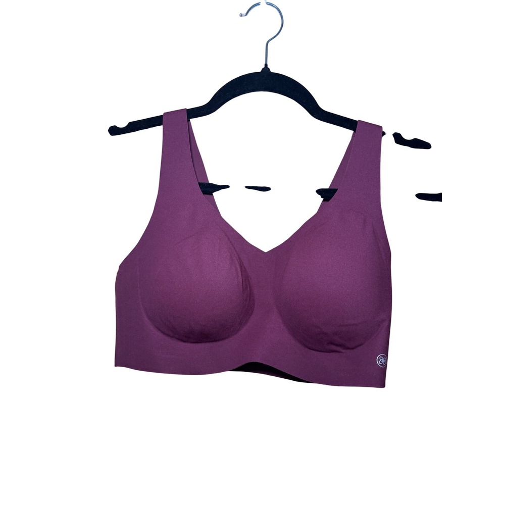 Honeylove SoftForm Bra Size M 36 B/C Fig Purple Wireless Seamless LWBR0102 NWT